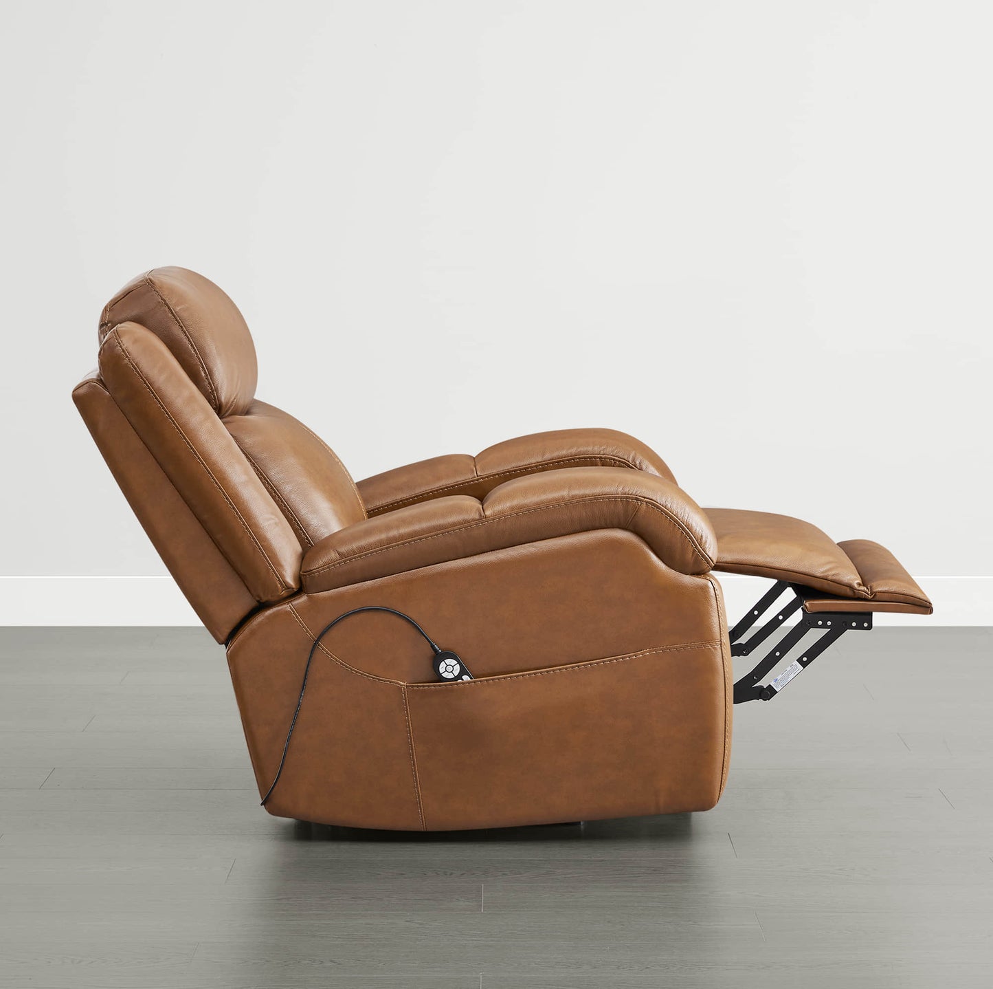 Leather Lift Assist Recliner with Power Headrest