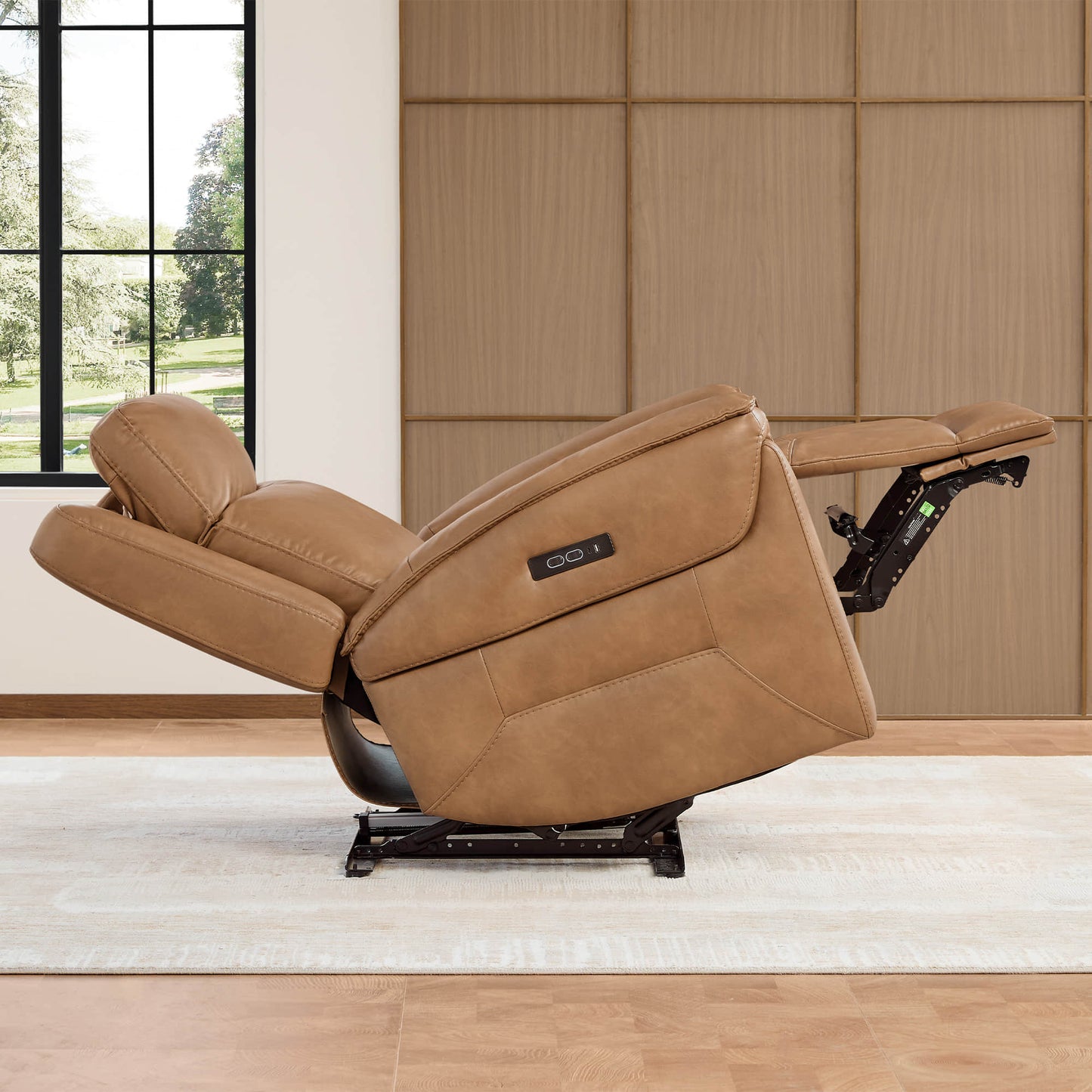 Leather Recliner with Zero Gravity Feature