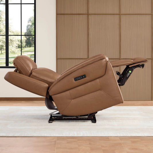 Leather Recliner with Zero Gravity Feature