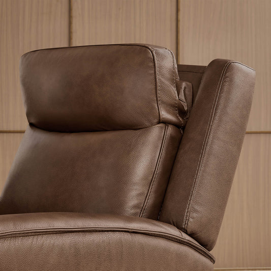 Leather Recliner with Zero Gravity Feature
