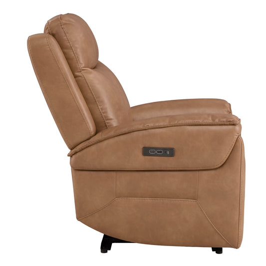 Leather Recliner with Zero Gravity Feature