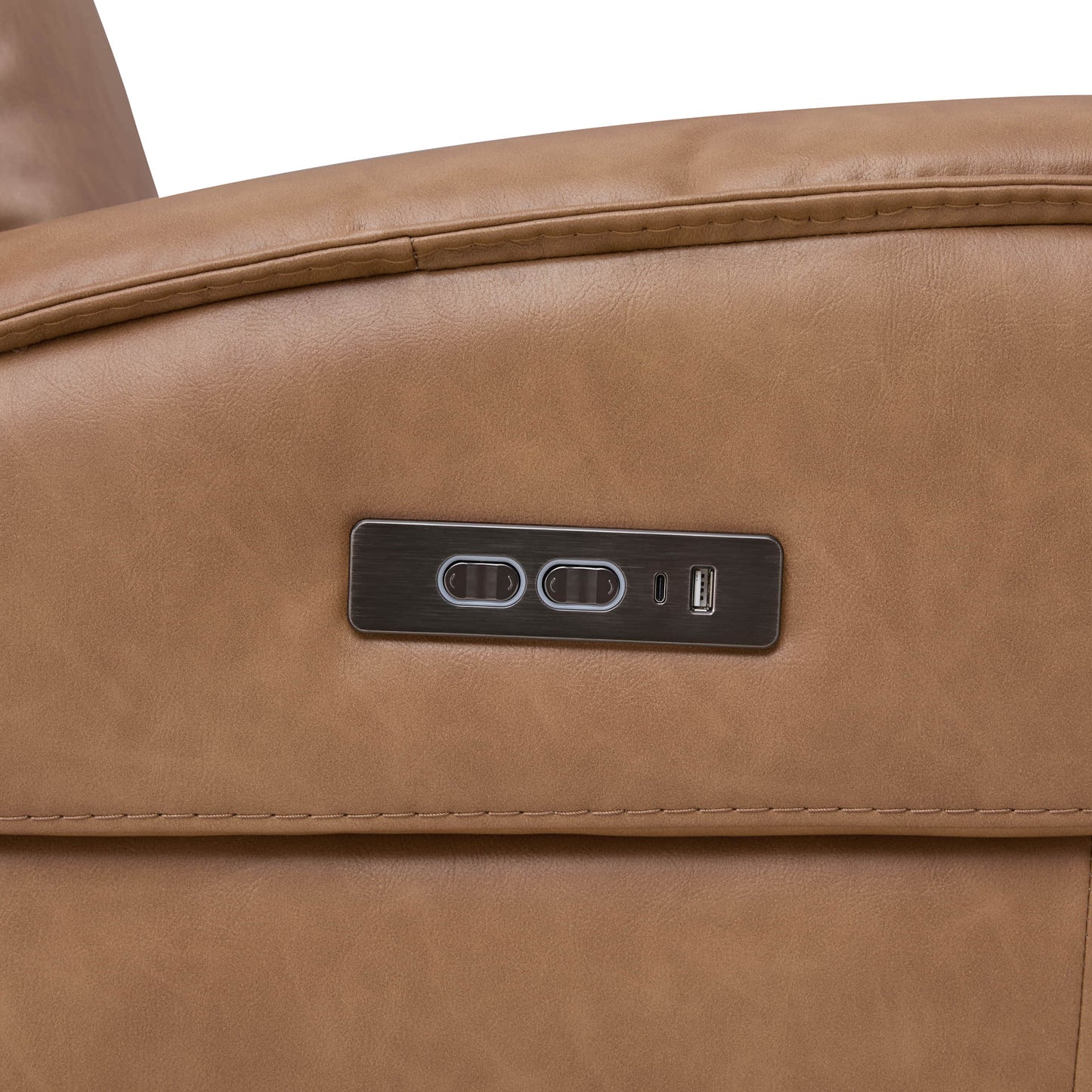 Leather Recliner with Zero Gravity Feature