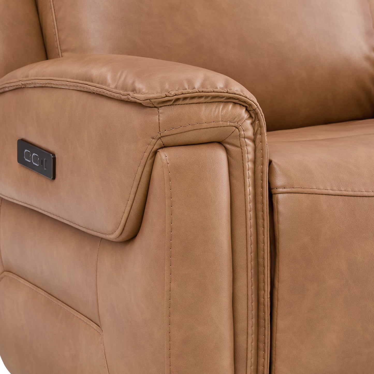 Leather Recliner with Zero Gravity Feature
