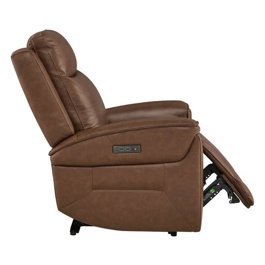 Leather Recliner with Zero Gravity Feature