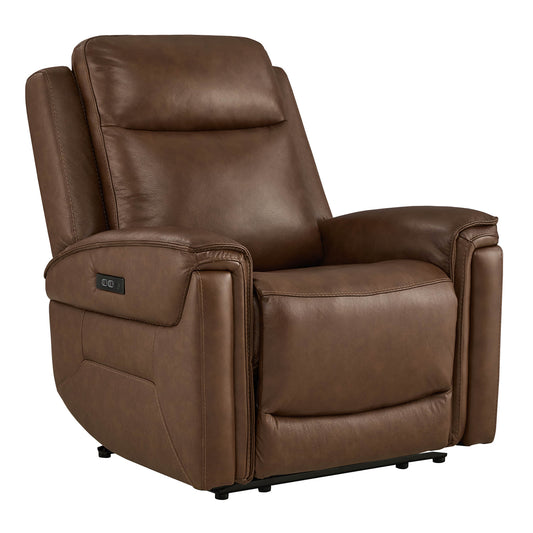 Leather Recliner with Zero Gravity Feature