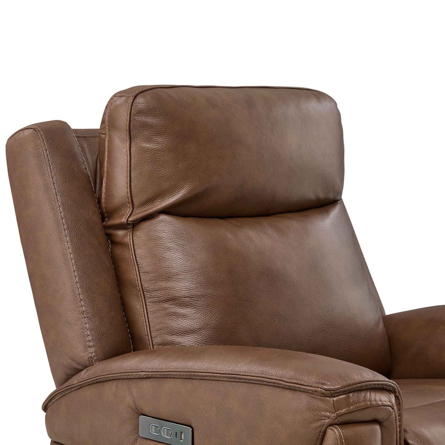 Leather Recliner with Zero Gravity Feature