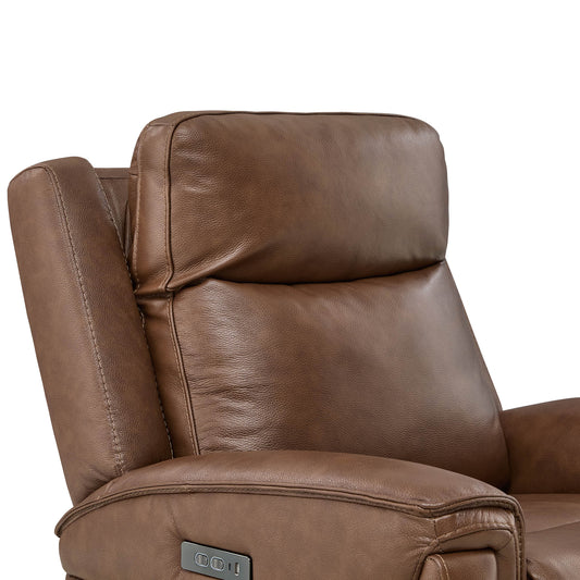 Leather Recliner with Zero Gravity Feature