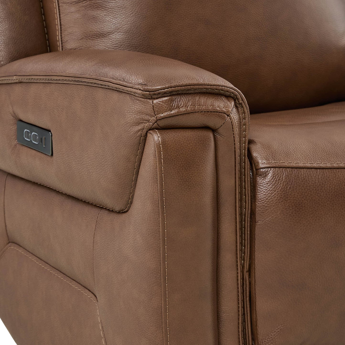 Leather Recliner with Zero Gravity Feature