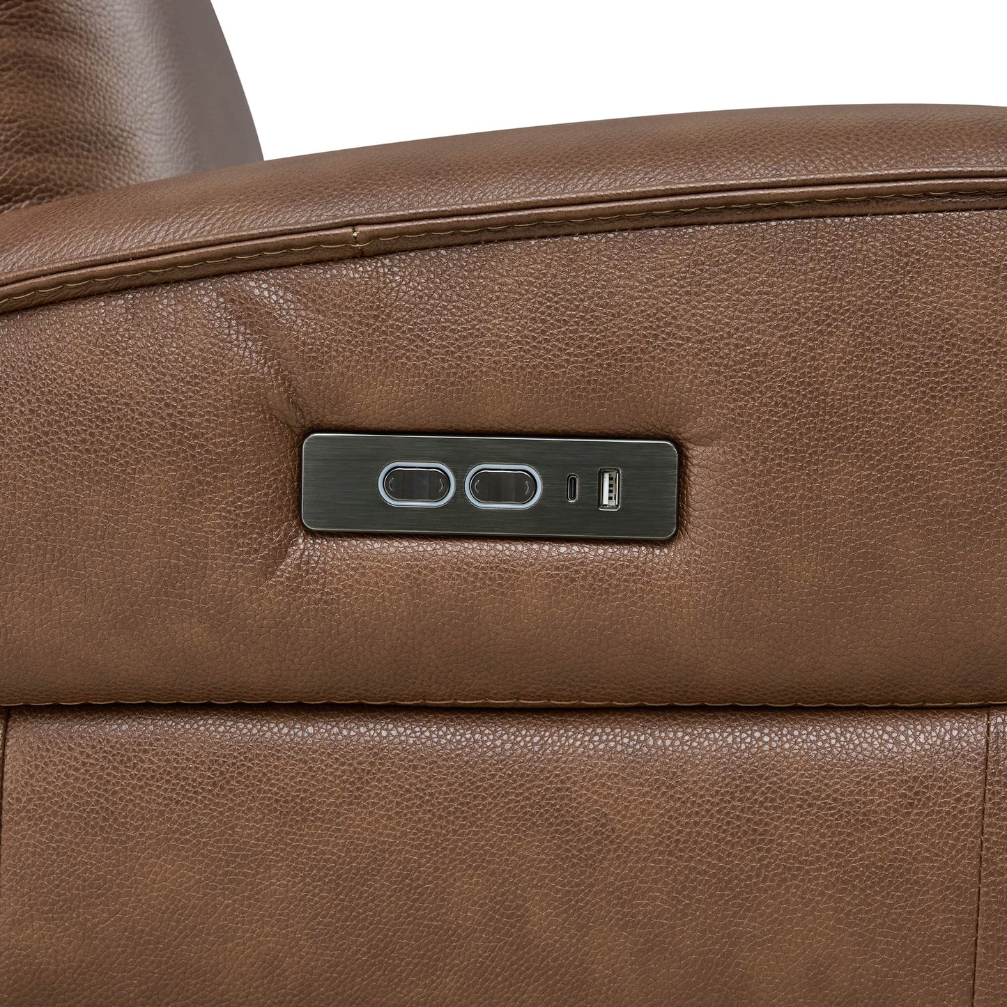 Leather Recliner with Zero Gravity Feature