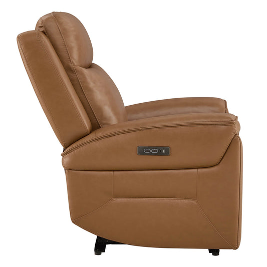 Leather Recliner with Zero Gravity Feature