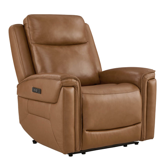 Leather Recliner with Zero Gravity Feature