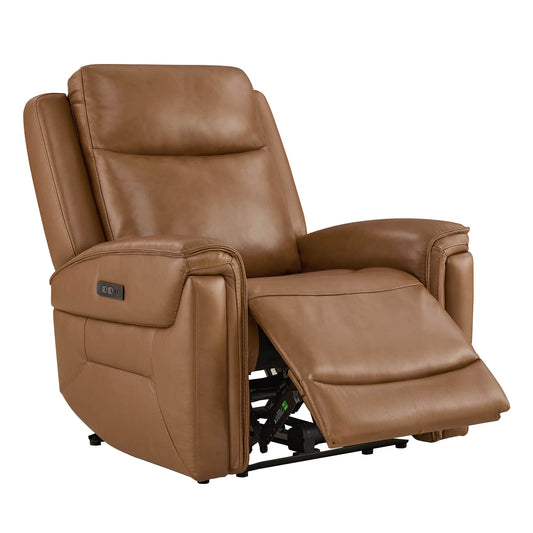 Leather Recliner with Zero Gravity Feature