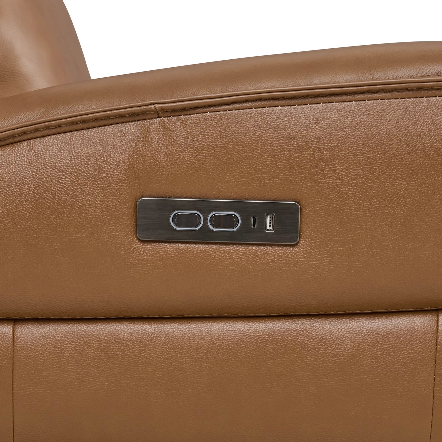 Leather Recliner with Zero Gravity Feature