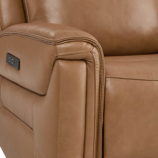 Leather Recliner with Zero Gravity Feature