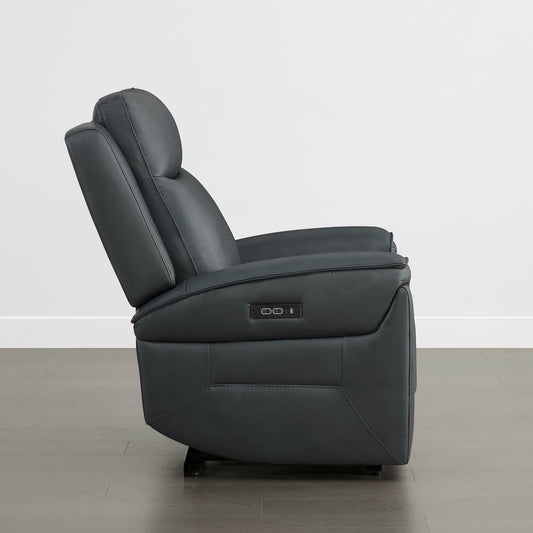 Leather Recliner with Zero Gravity Feature