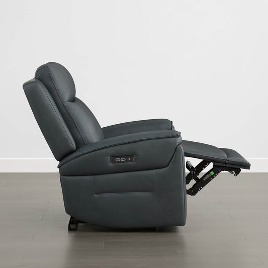 Leather Recliner with Zero Gravity Feature