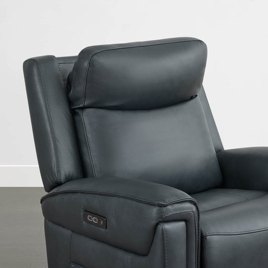 Leather Recliner with Zero Gravity Feature