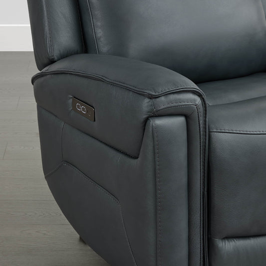 Leather Recliner with Zero Gravity Feature