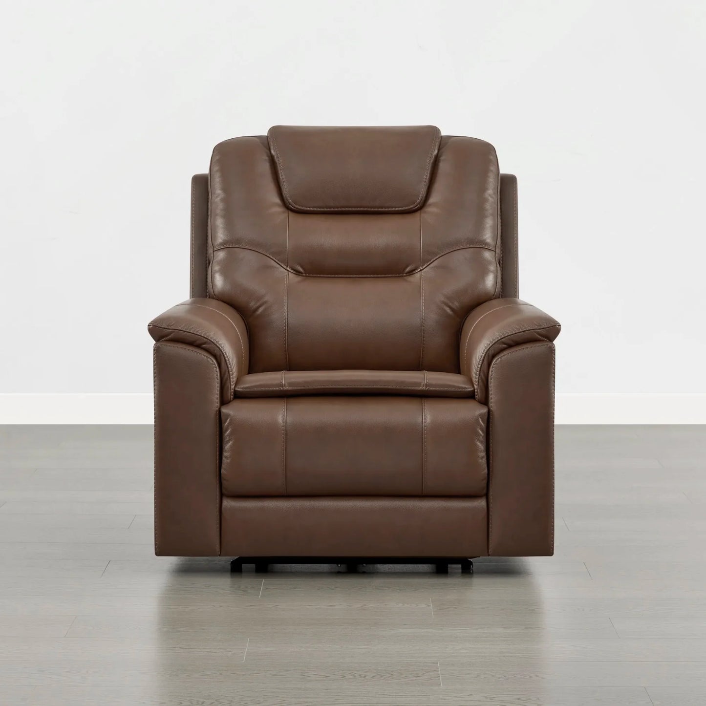 Leather Zero Gravity Recliner with Power Headrest