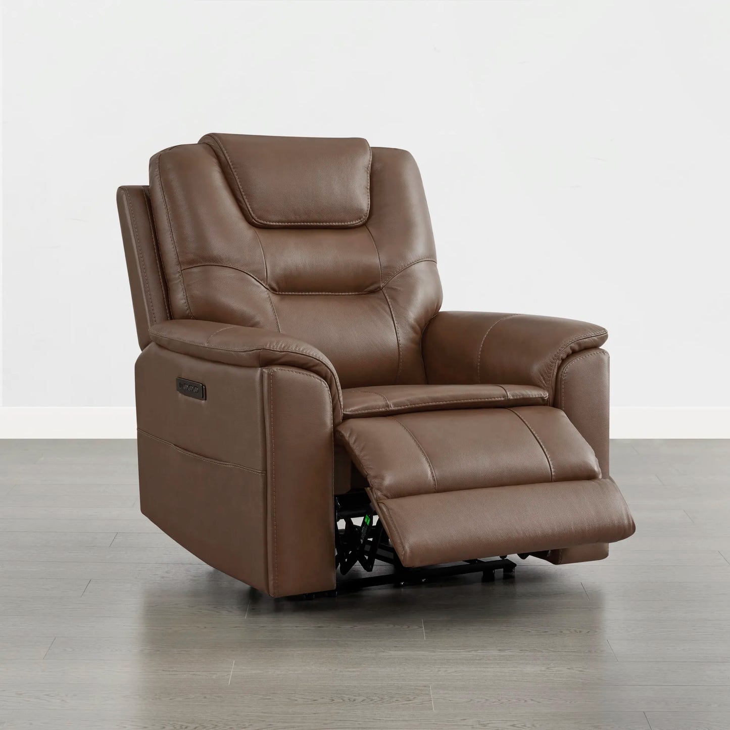 Leather Zero Gravity Recliner with Power Headrest