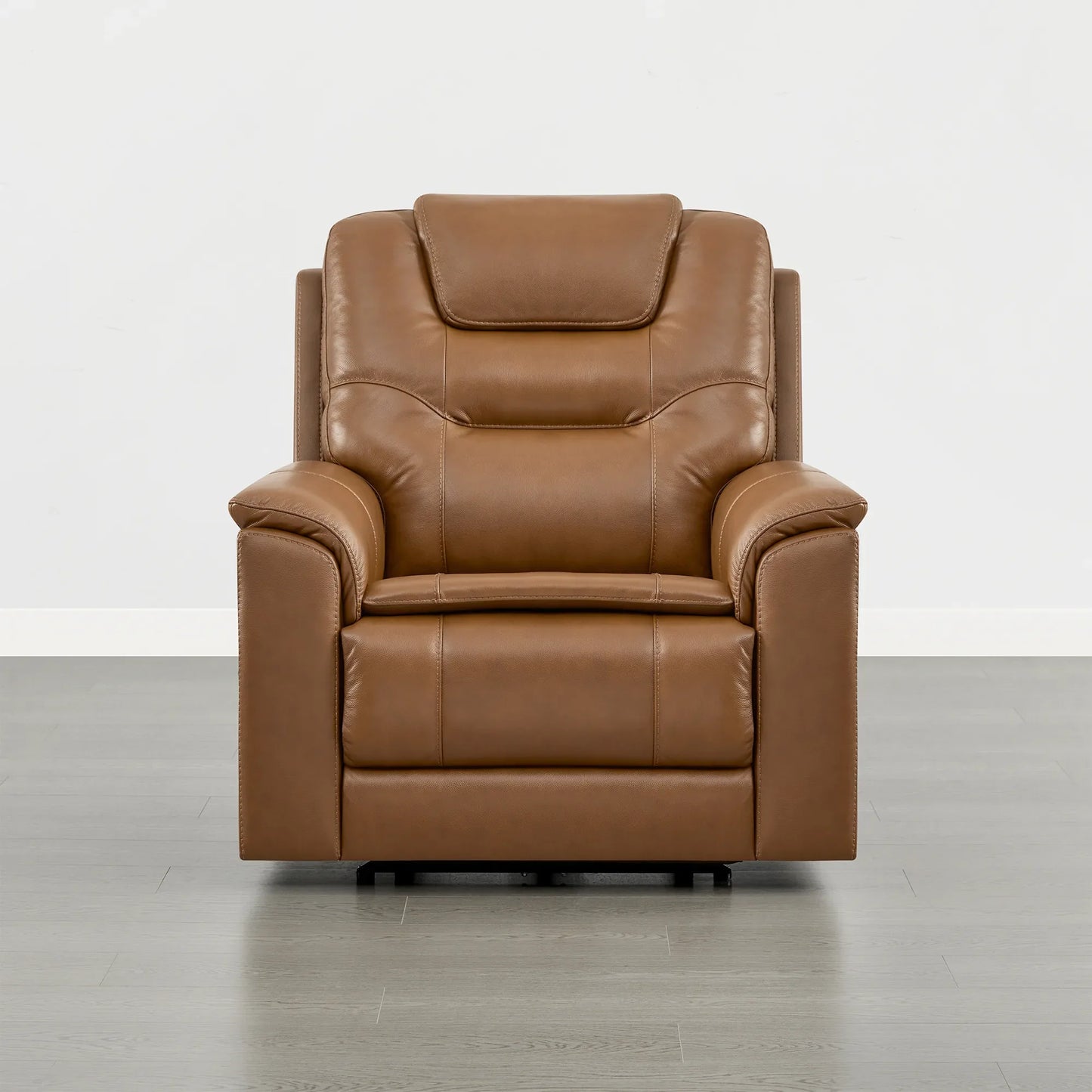 Leather Zero Gravity Recliner with Power Headrest