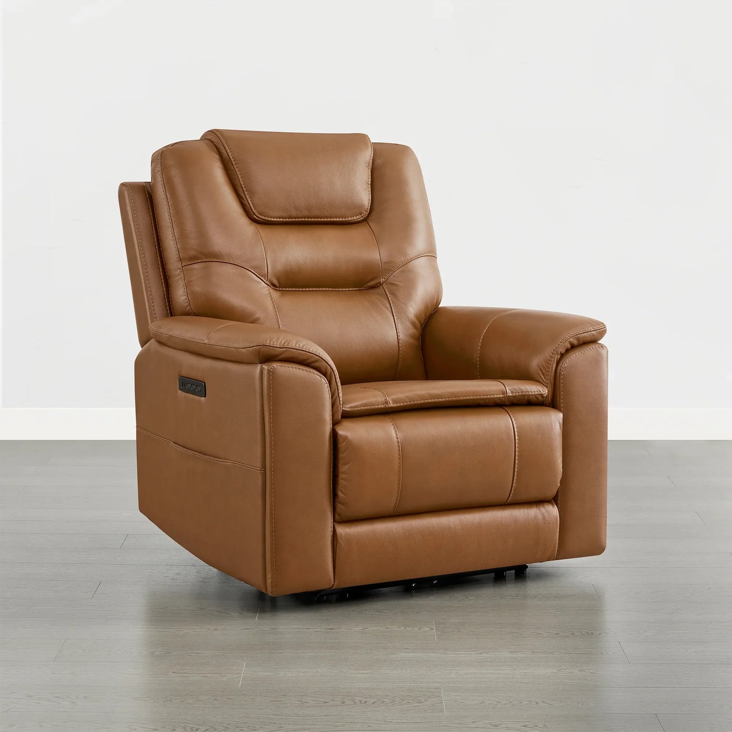 Leather Zero Gravity Recliner with Power Headrest