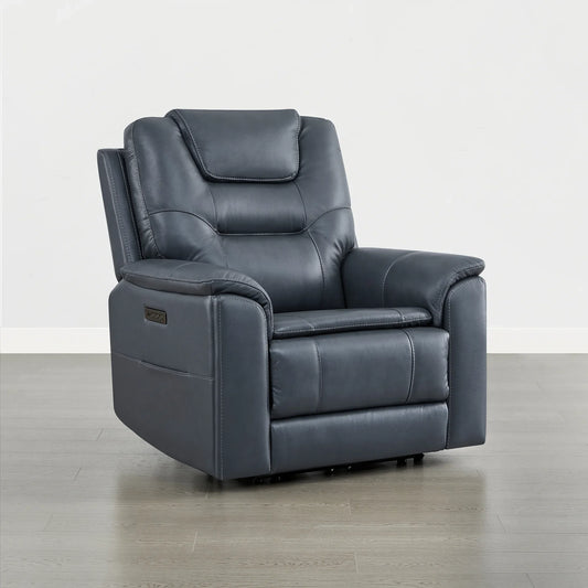 Leather Zero Gravity Recliner with Power Headrest