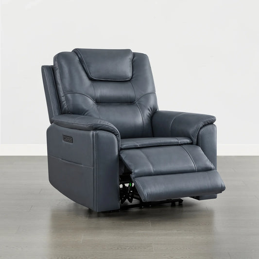 Leather Zero Gravity Recliner with Power Headrest