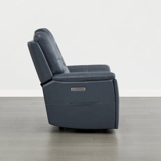Leather Zero Gravity Recliner with Power Headrest
