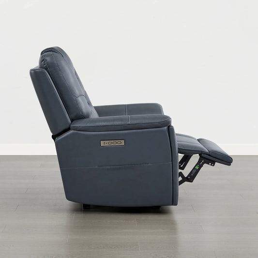 Leather Zero Gravity Recliner with Power Headrest