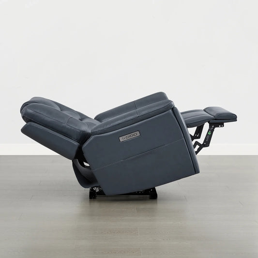 Leather Zero Gravity Recliner with Power Headrest