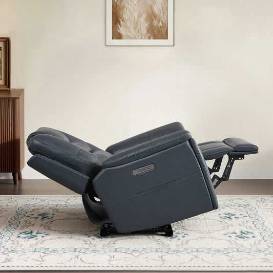 Leather Zero Gravity Recliner with Power Headrest