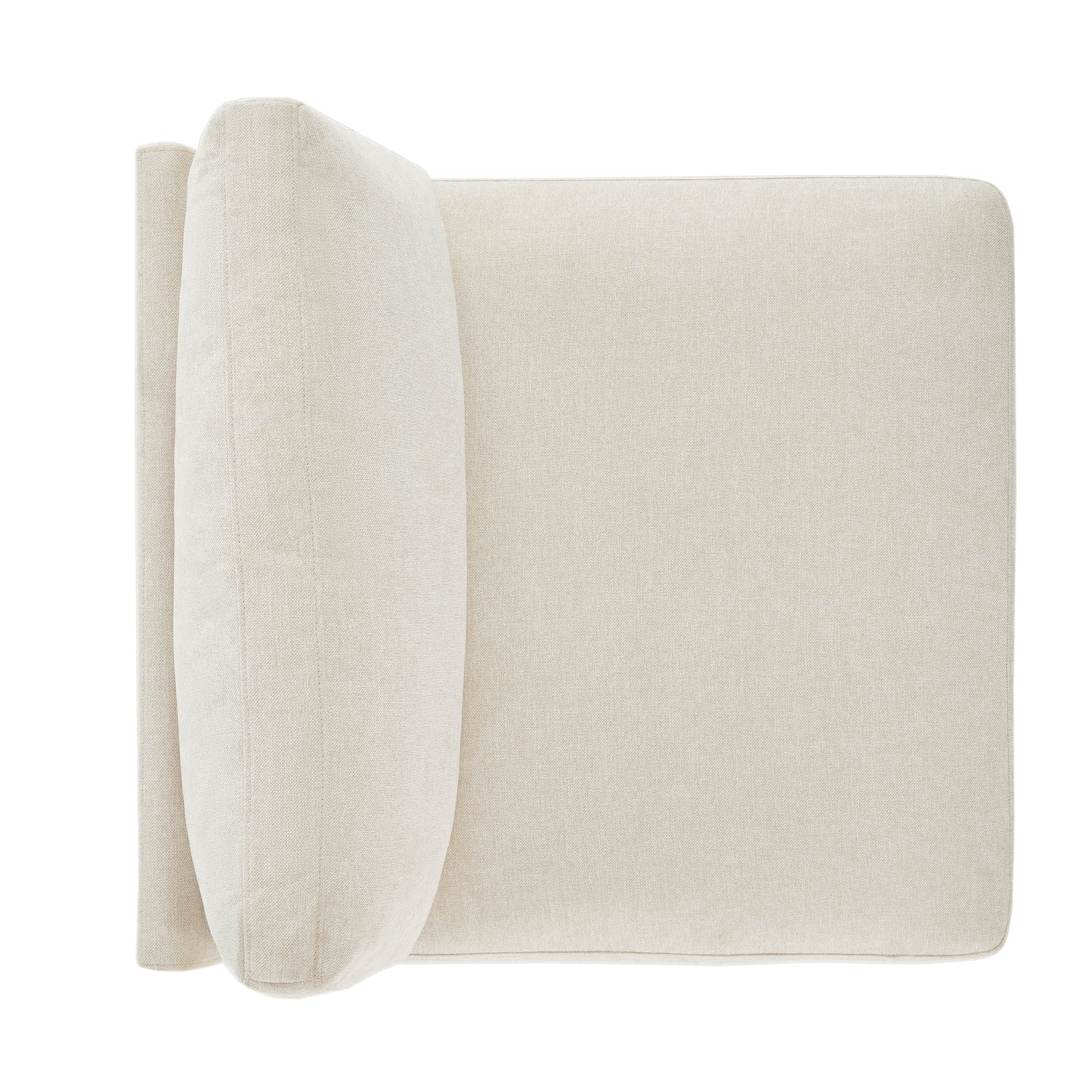 Liam 6-Piece Overstuffed Feather Sectional with Wood Base