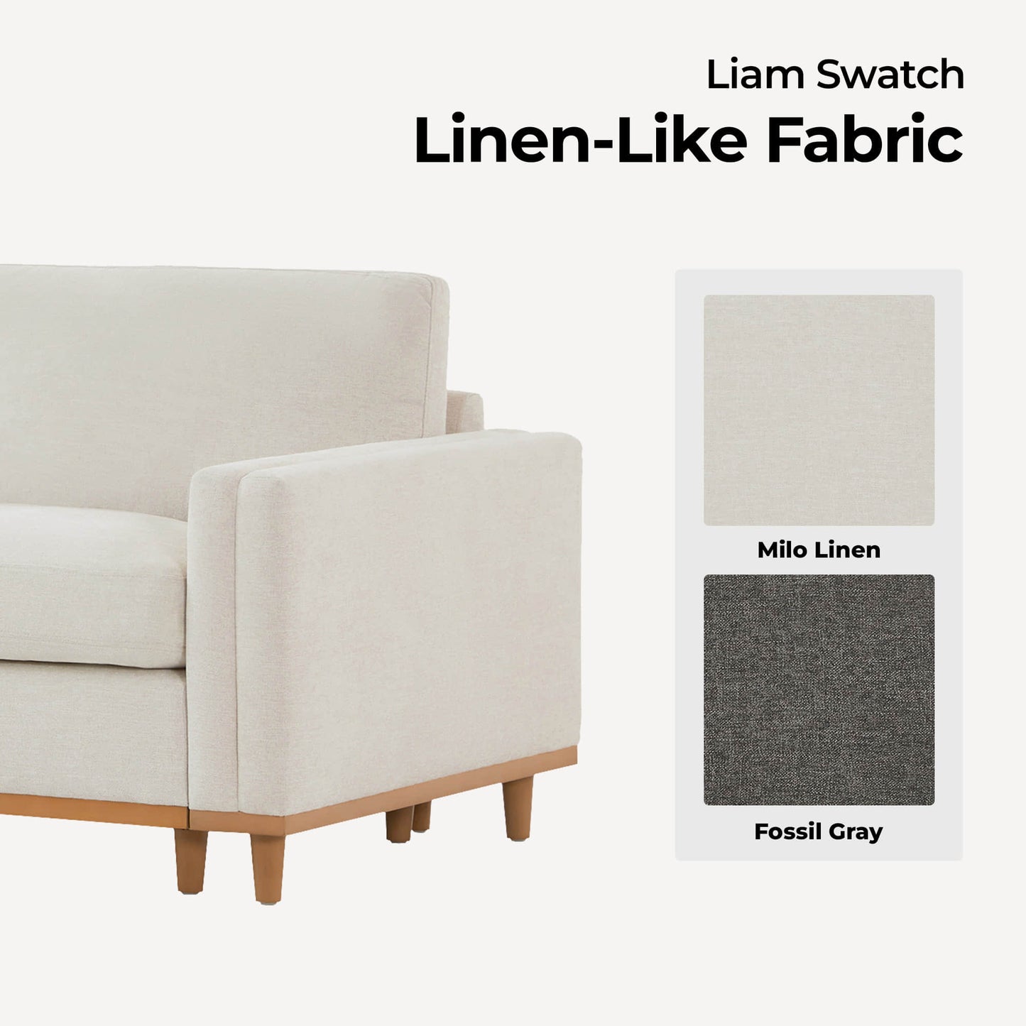 Liam Sofa Fabric Swatches Collection