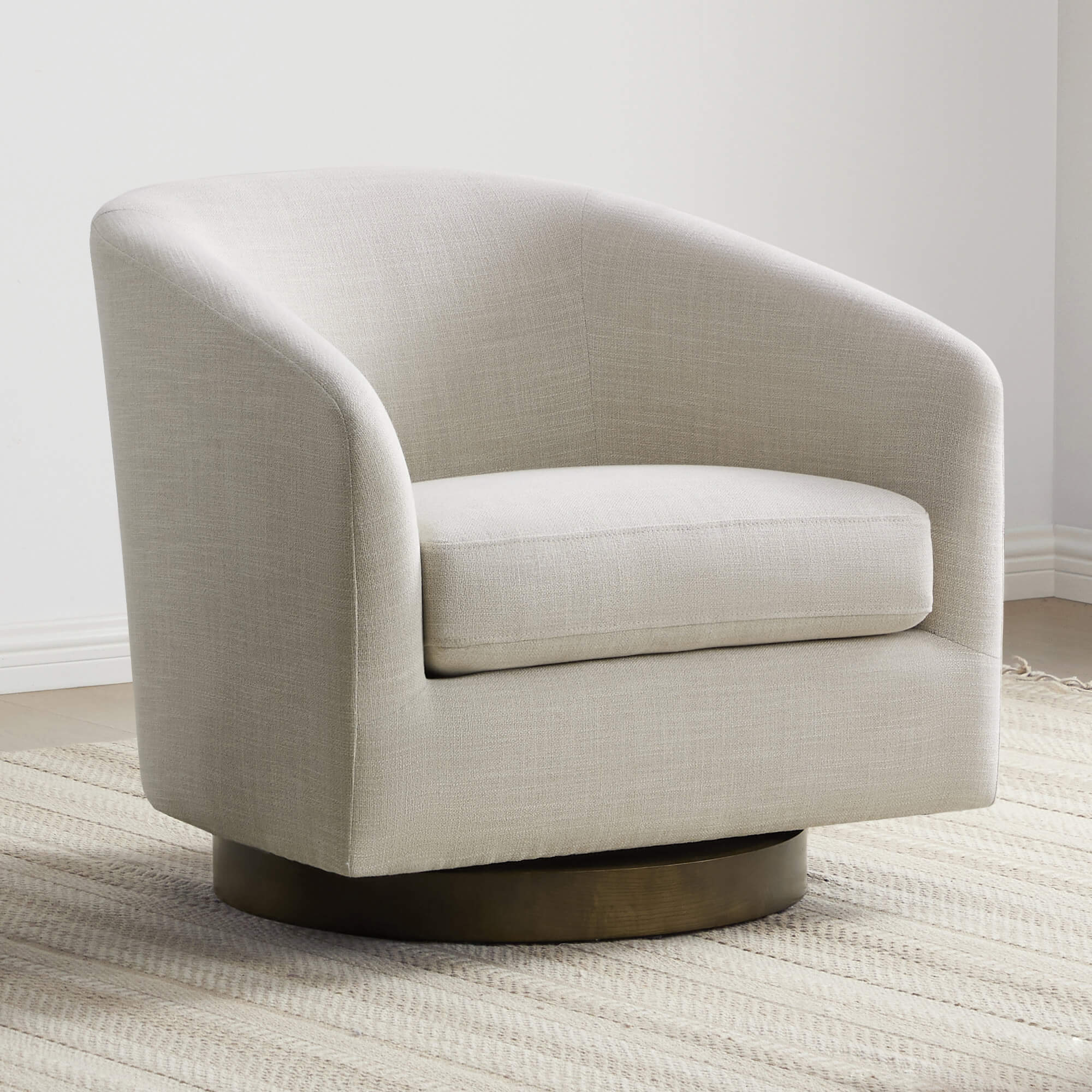 Living Room Bundle | Wren Accent Chair Set with Cube Ottoman