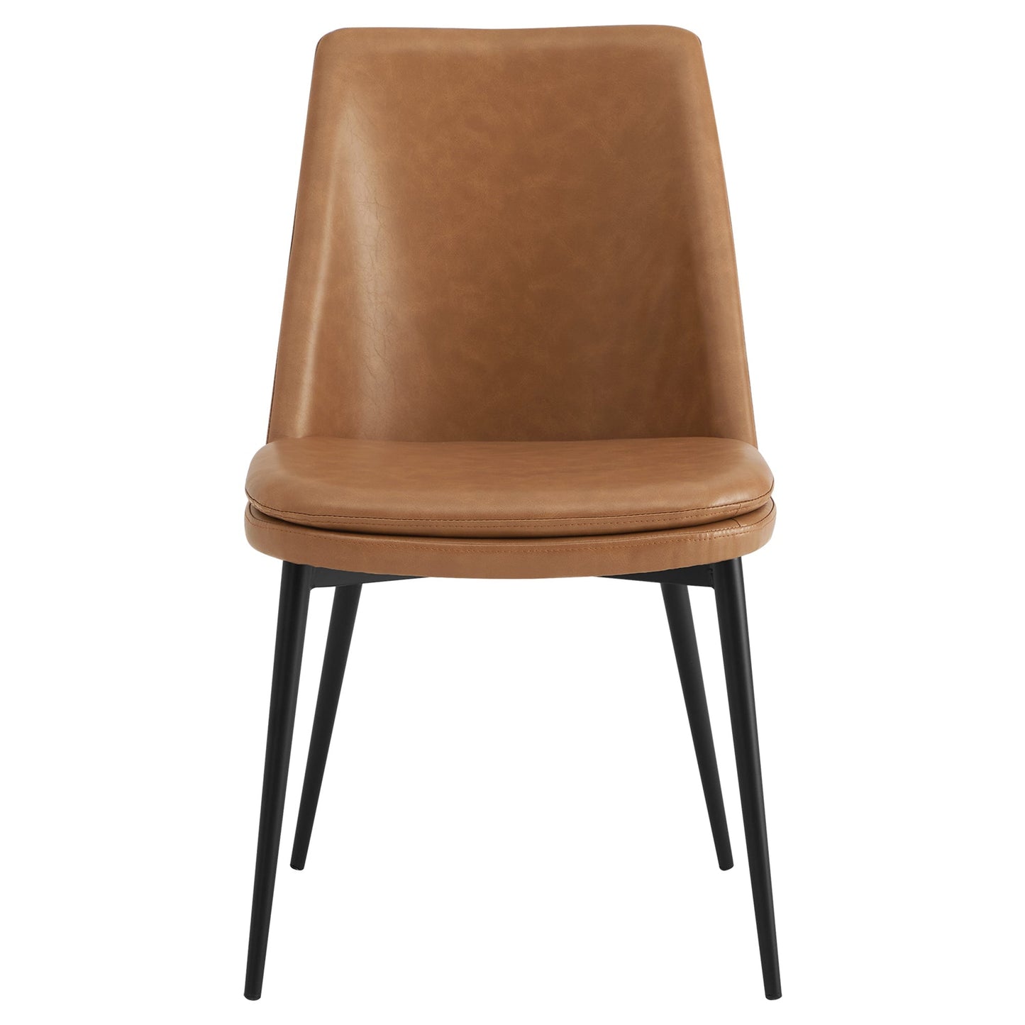 Low-Back Dining Chair Set in Classic Oak Finish