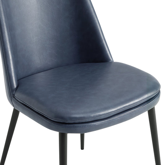Low-Back Dining Chair Set in Classic Oak Finish