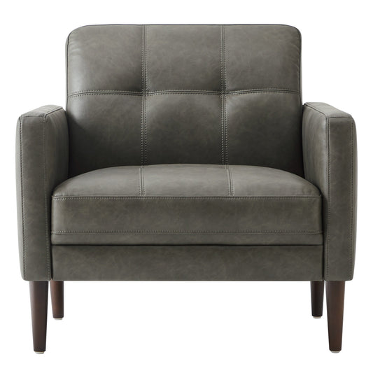 Mid-Century Accent Chair with Tapered Legs