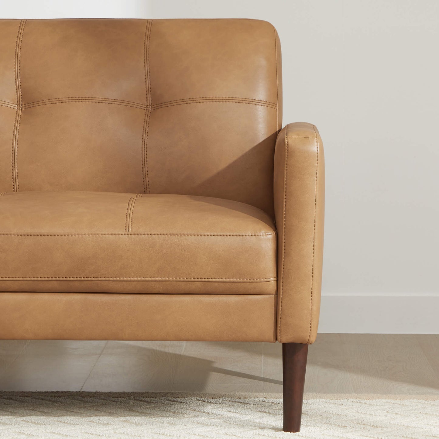 Mid-Century Accent Chair with Tapered Legs