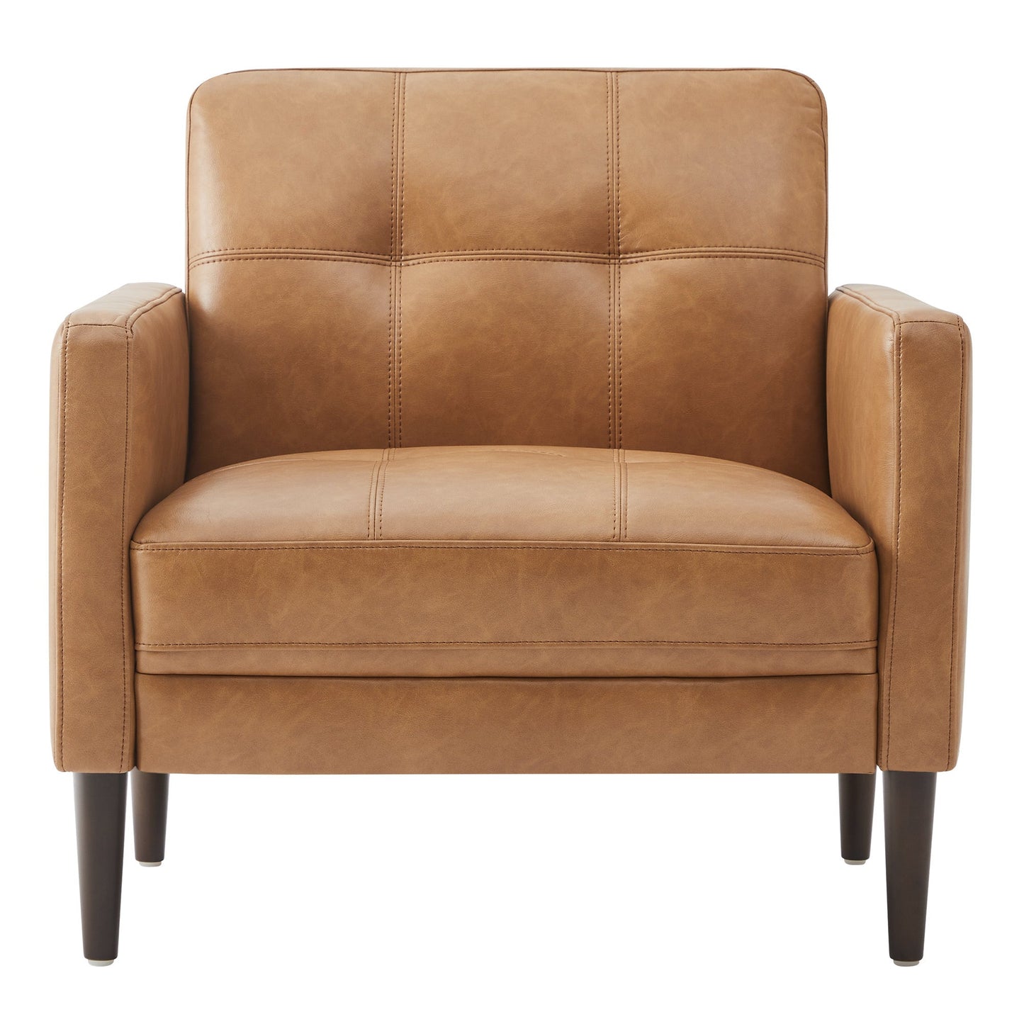 Mid-Century Accent Chair with Tapered Legs