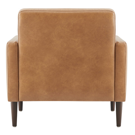 Mid-Century Accent Chair with Tapered Legs