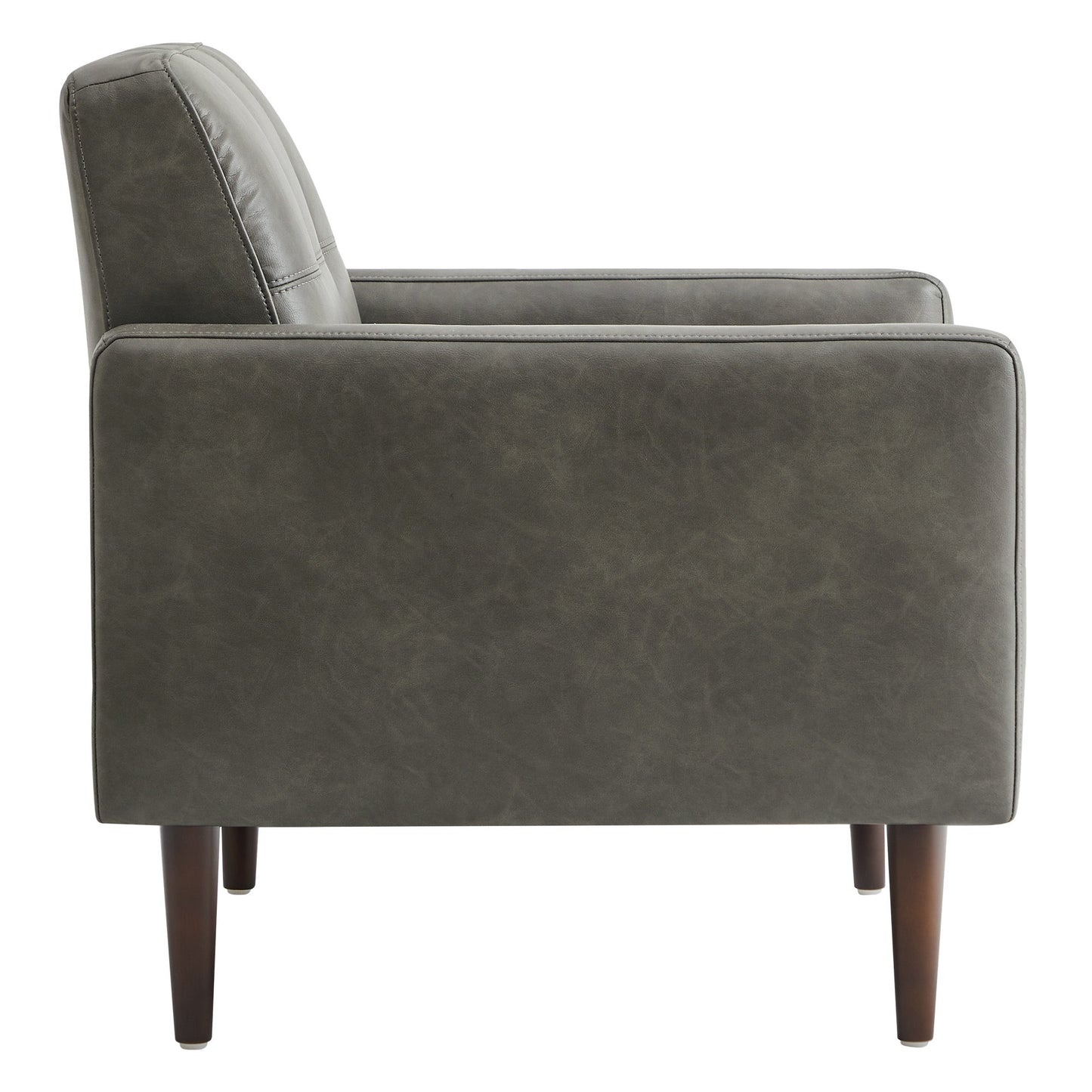 Mid-Century Accent Chair with Tapered Legs