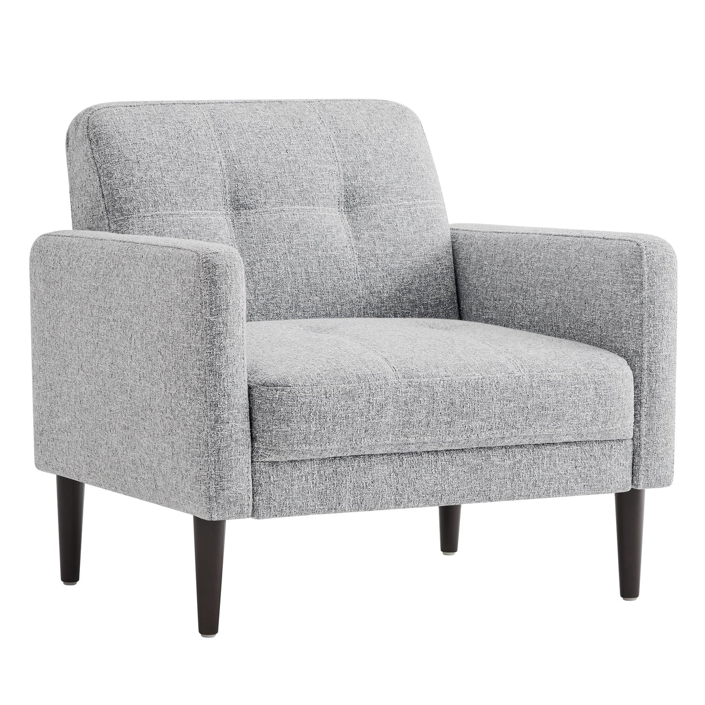 Mid-Century Accent Chair with Tapered Legs