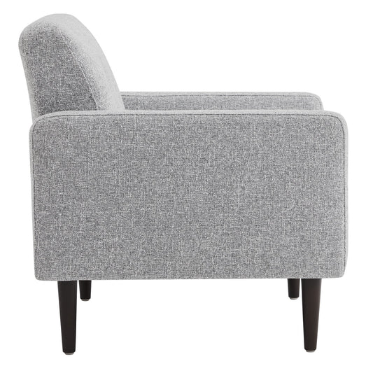 Mid-Century Accent Chair with Tapered Legs
