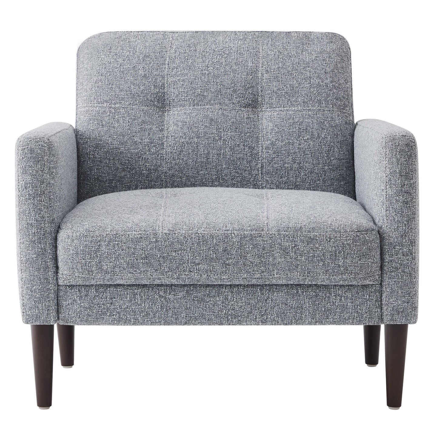 Mid-Century Accent Chair with Tapered Legs