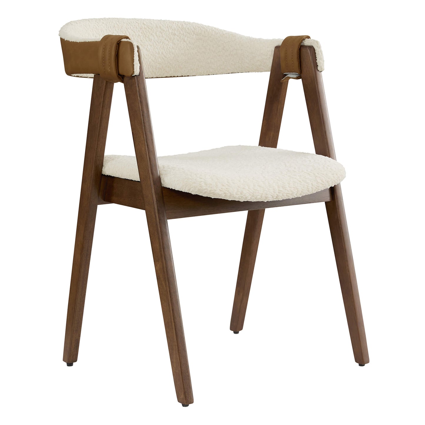 Mid-Century Modern Chenille Dining Chair Set of 2