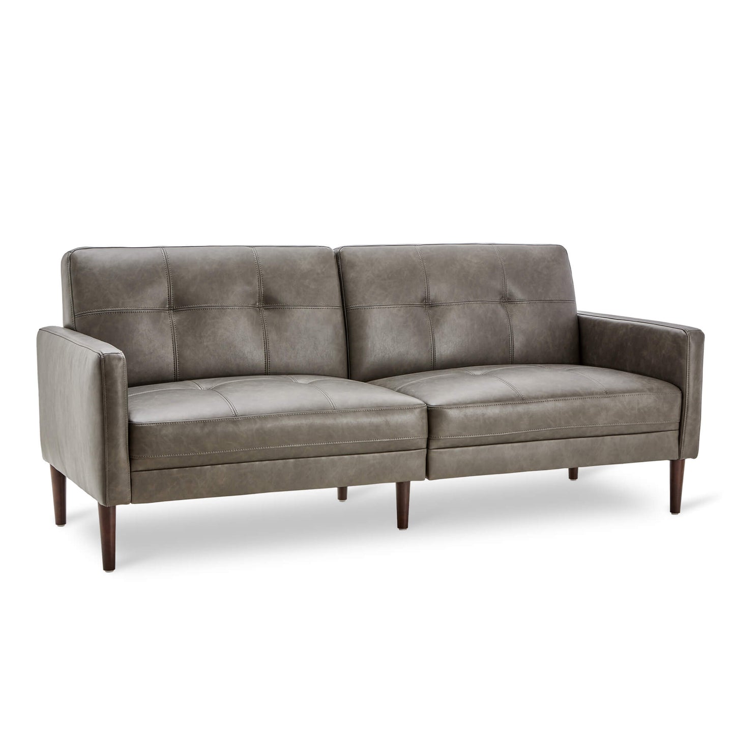 Mid-Century Sofa in 73" with Sleek Wooden Legs