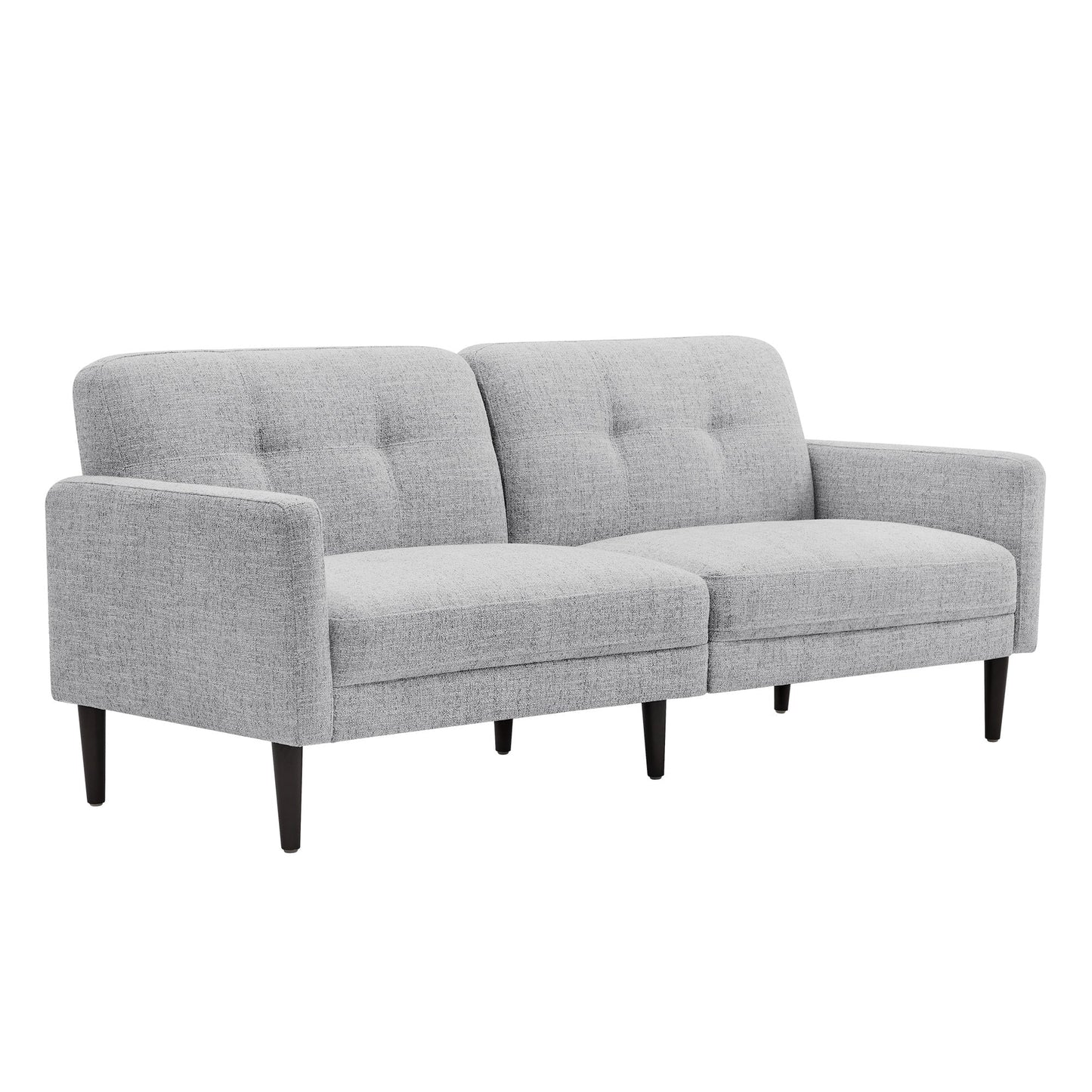 Mid-Century Sofa in 73" with Sleek Wooden Legs