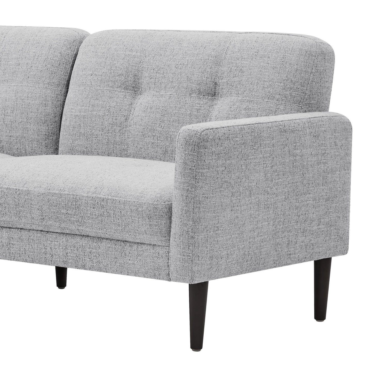 Mid-Century Sofa in 73" with Sleek Wooden Legs