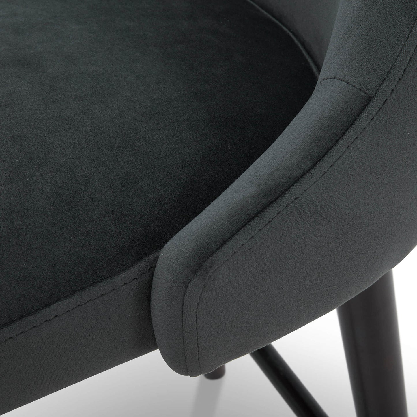 Mid-Century Swivel Bar Counter Stool in Grey Fabric